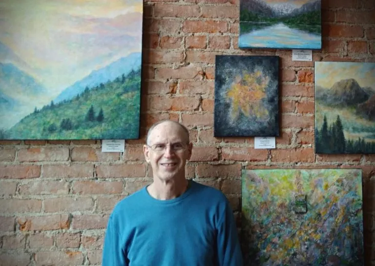 Local artist’s landscapes at Amster Gallery